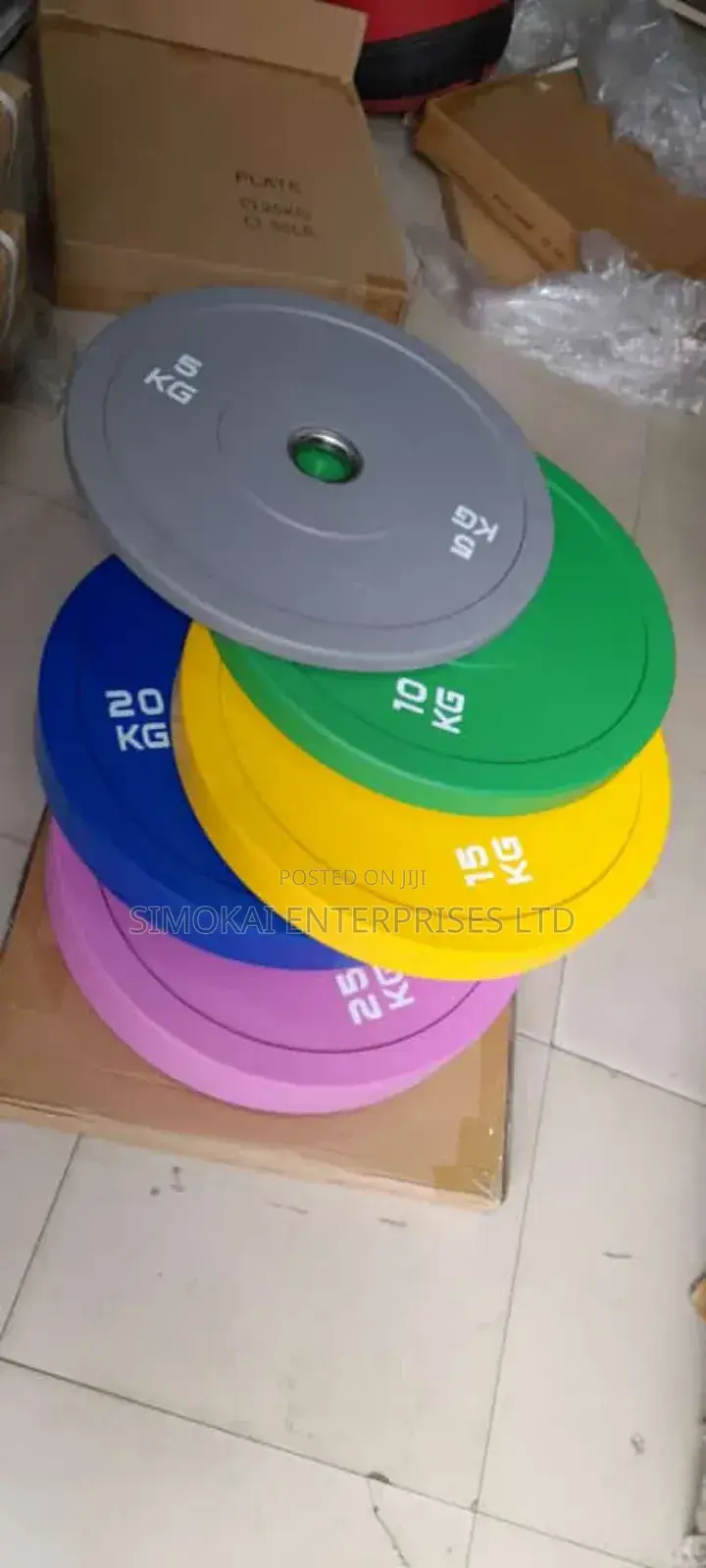 5 To 25kg Bumper Plates