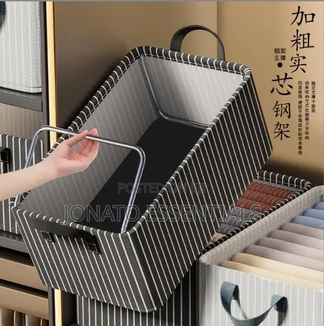 Foldable Clothes Storage Box and Organizer