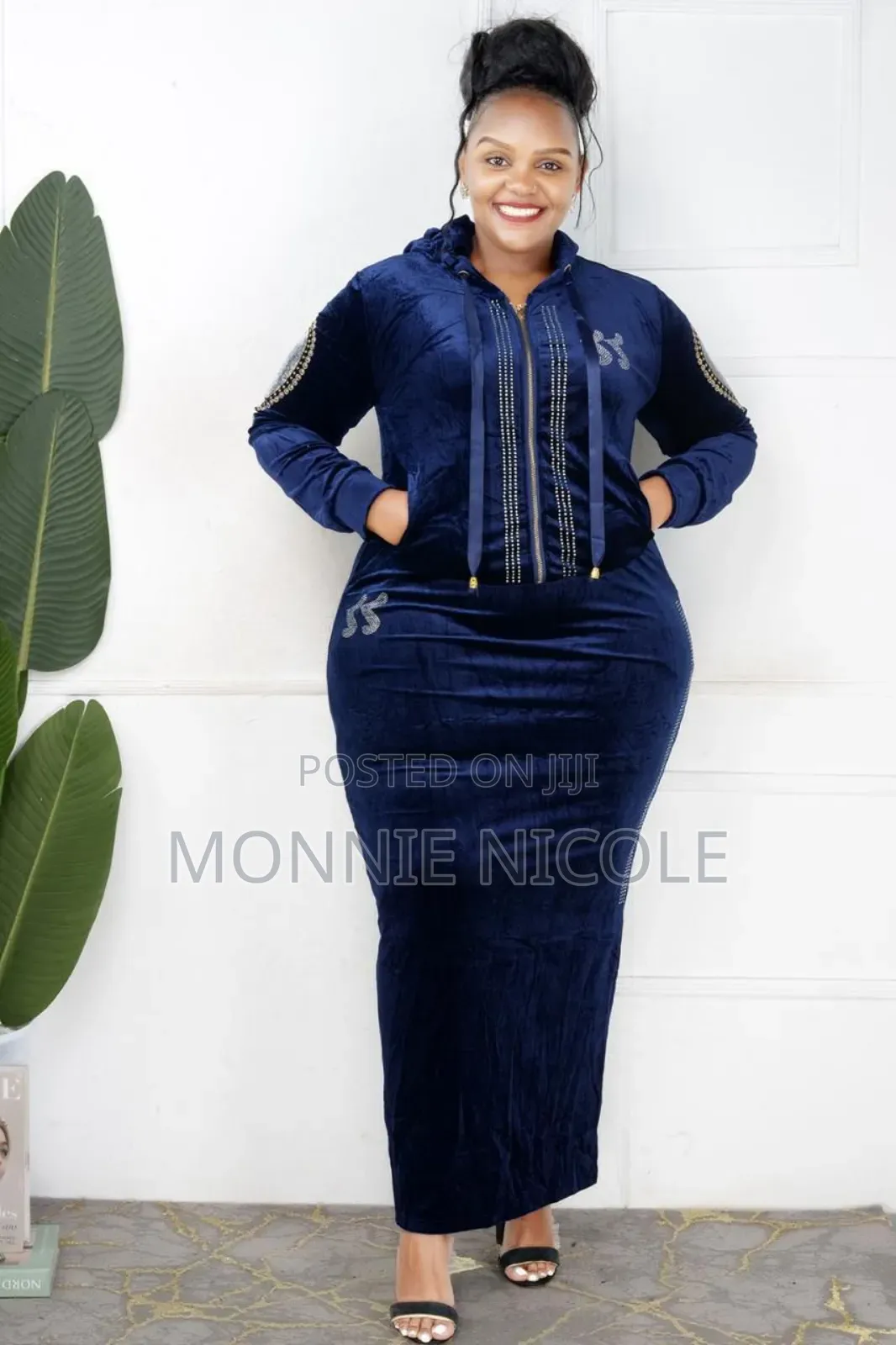 Classic Long Velvet 2pc Set