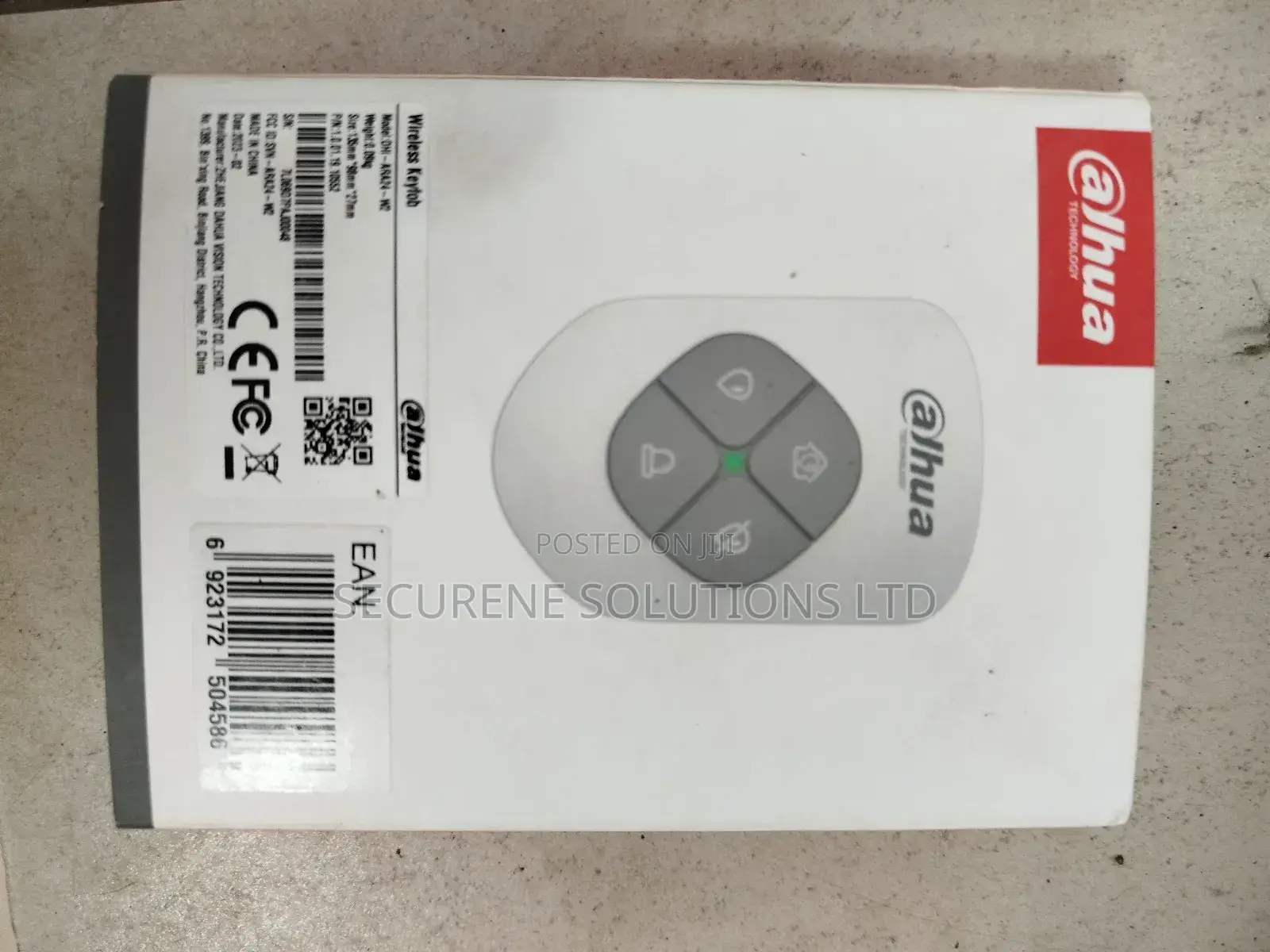 Intruder Alarm Wireless 4-button Alarm Remote Control Dahua