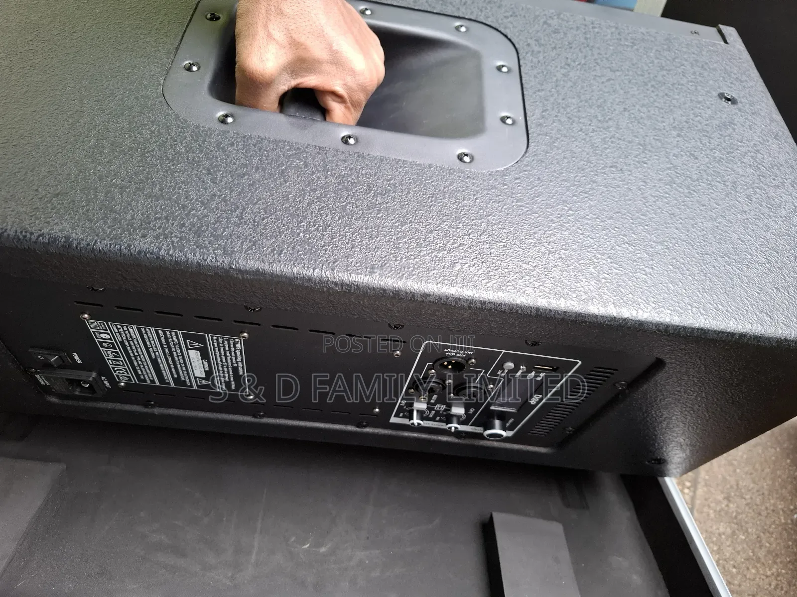 EV 15 Inch Active Speaker With Flight Case