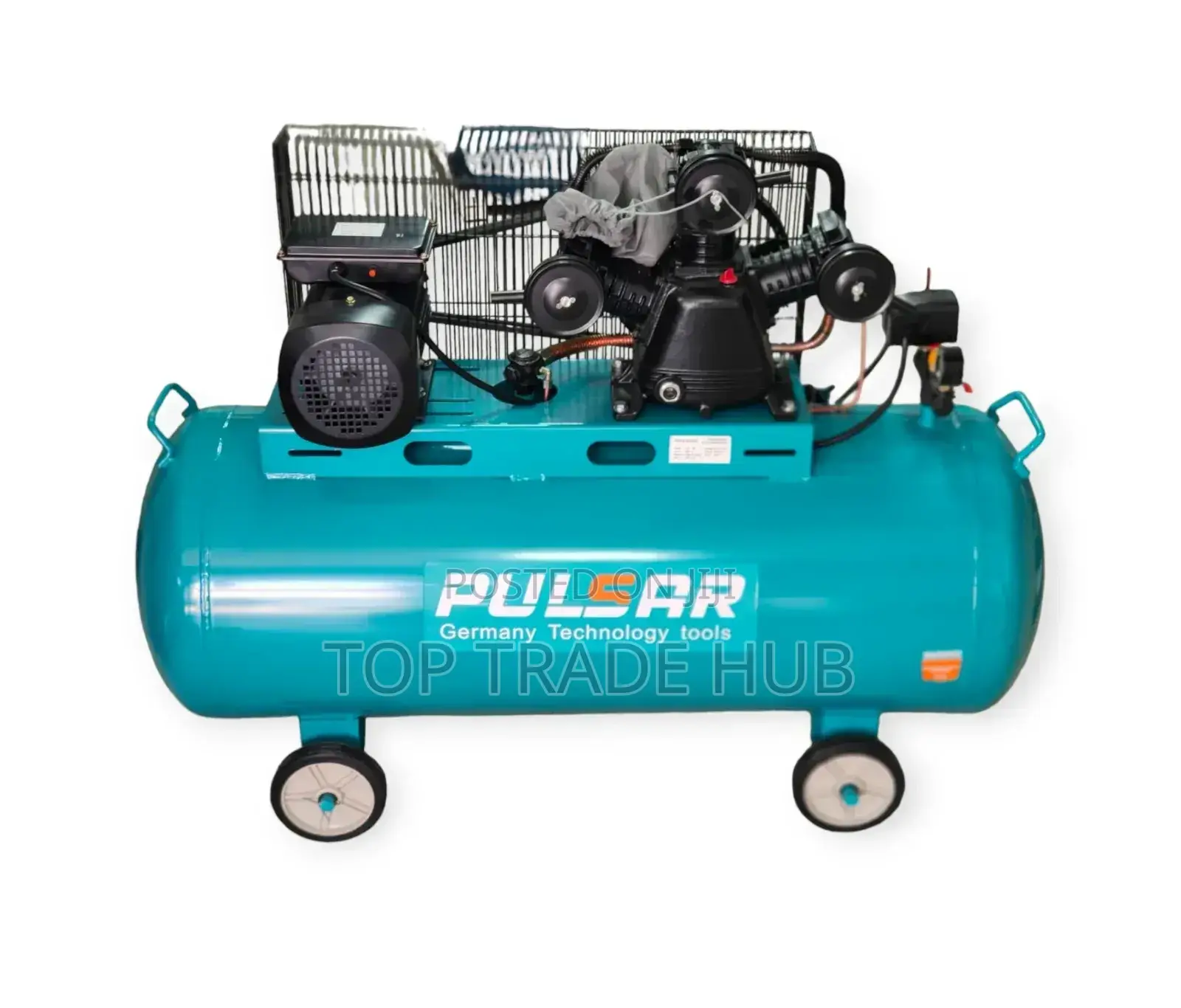 Pulsar Air Compressor 100ltrs Electric 3hp,8bar/115psi