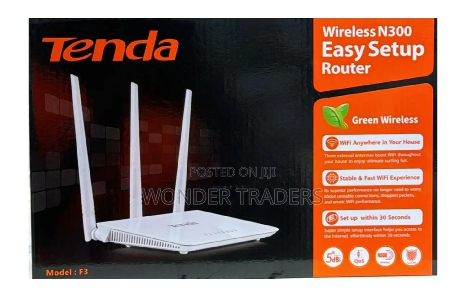 *Tenda F3 Wifi Router Wireless Easy Setup Router*