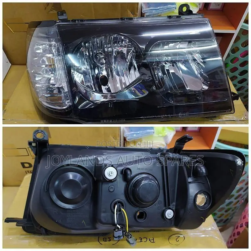 Landcruiser Prado 120 Smoked Headlights