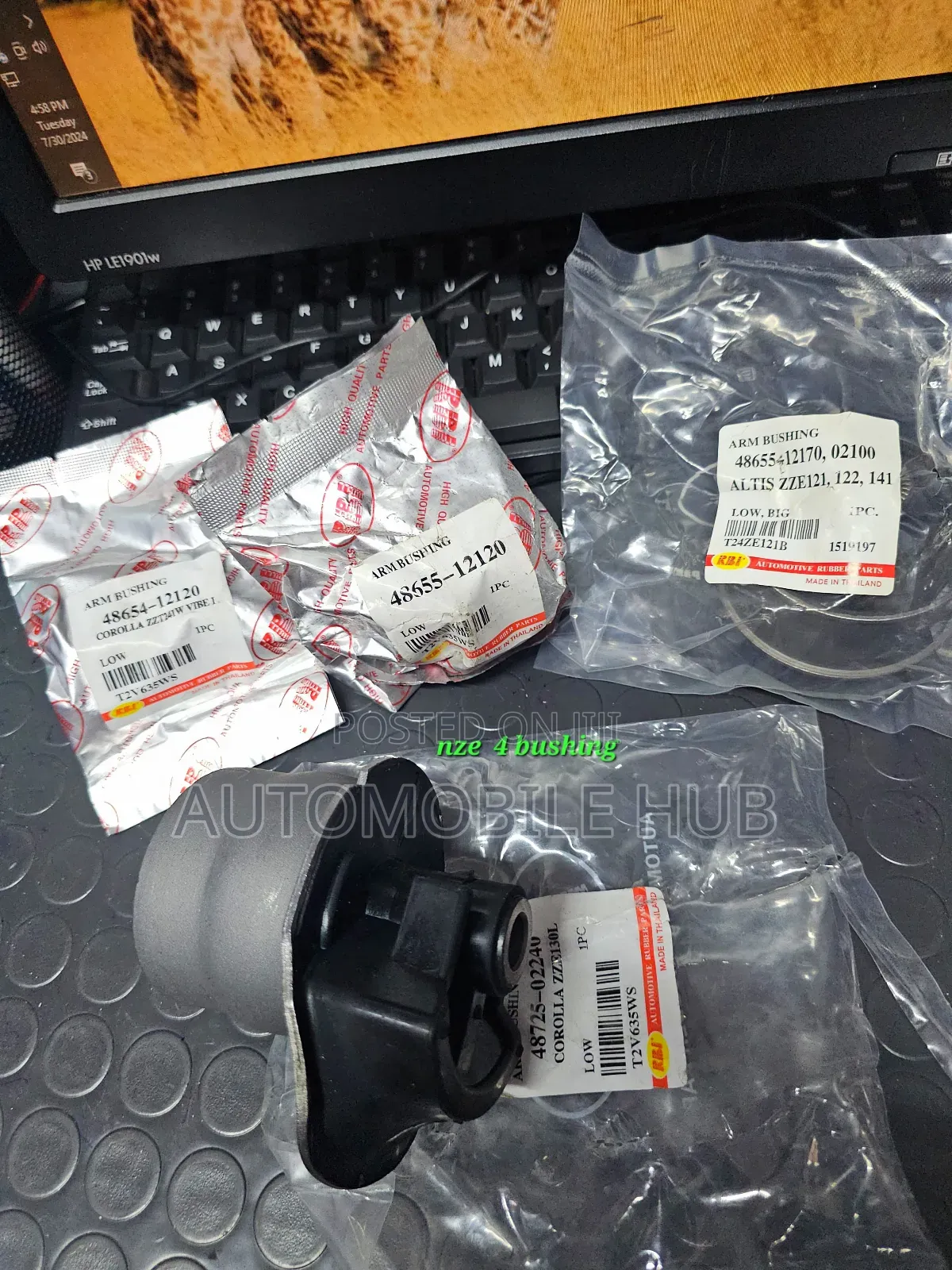Toyota Corolla Nze Fielder Arm Bush