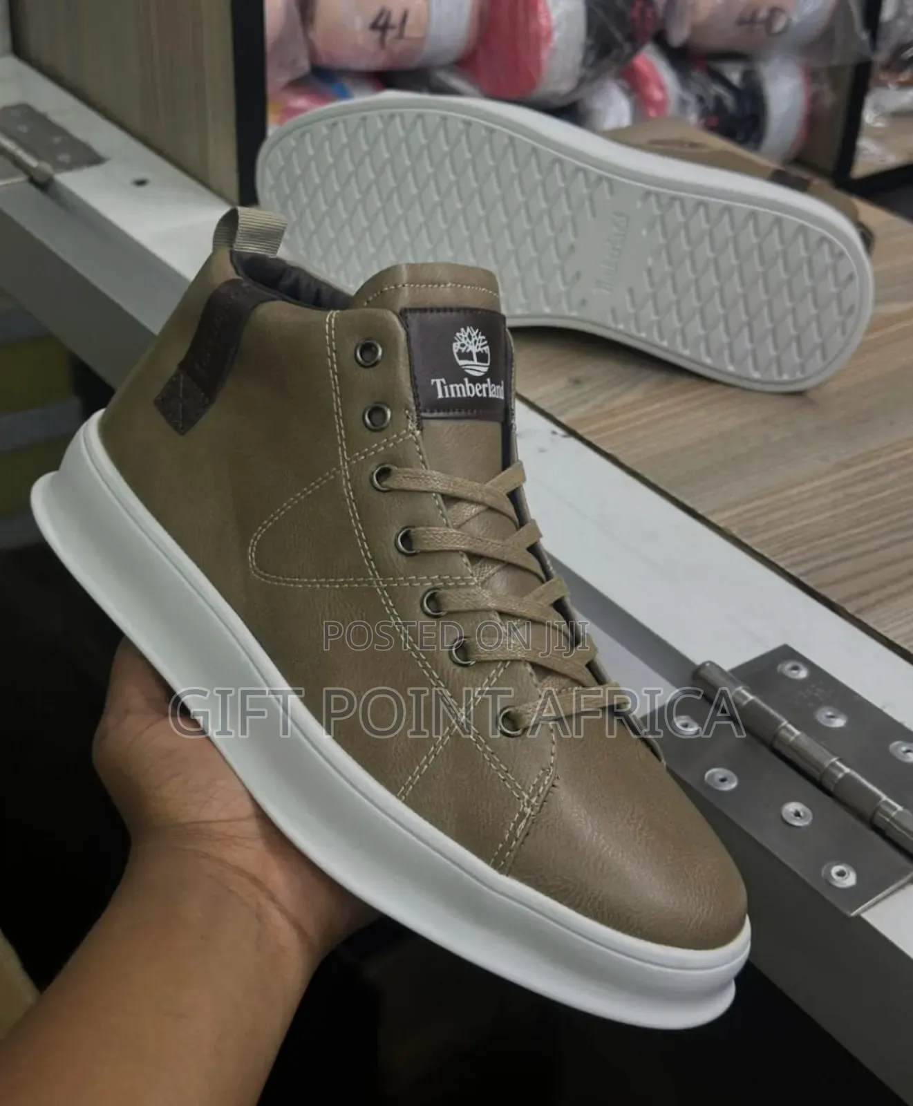 Leather Smart Casual High Cut for Men