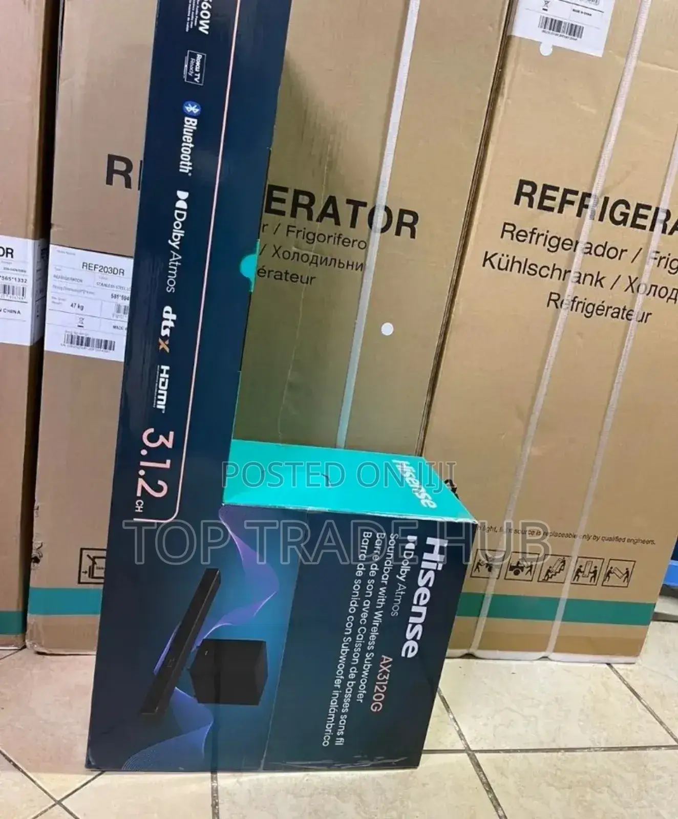 Latest Hisense Ax3120 Sound Bar System 3.1.2