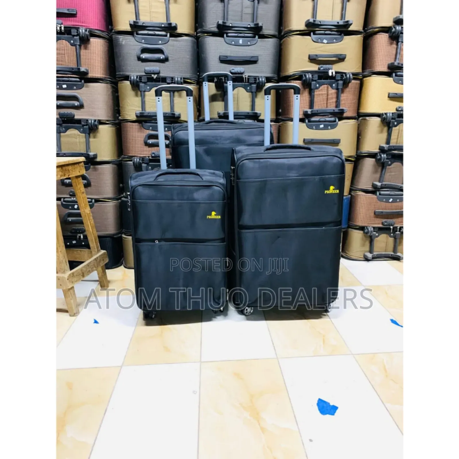 3 in 1 Fabric Laxurious Suitcase Briefcase Travel Bag