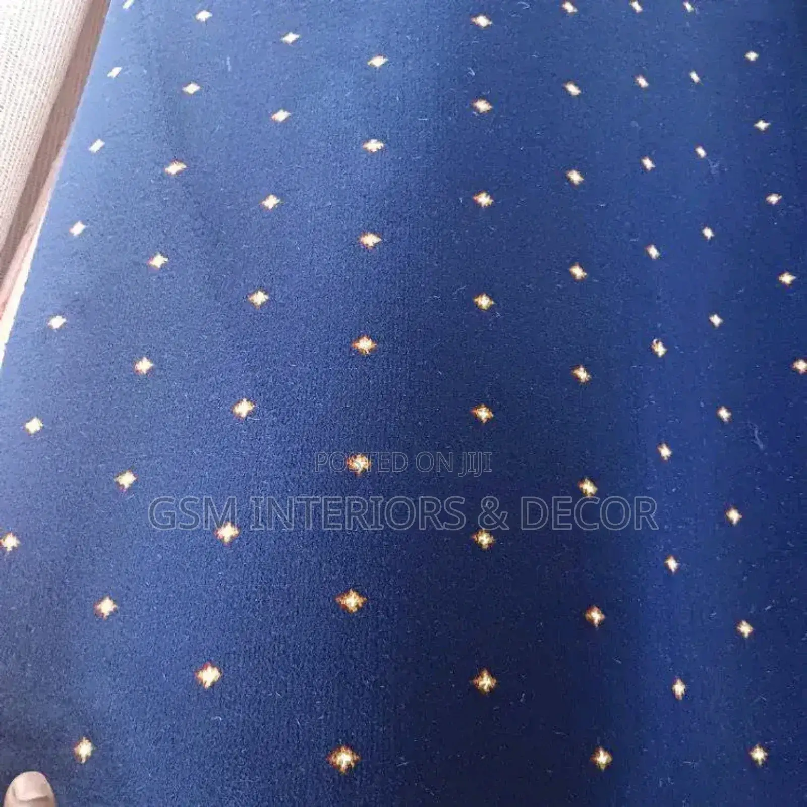 Wall to Wall Office Carpets Blue Dotted