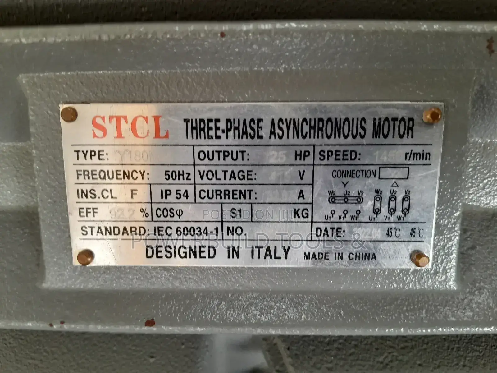 25HP Low Speed Motor Italian STCL