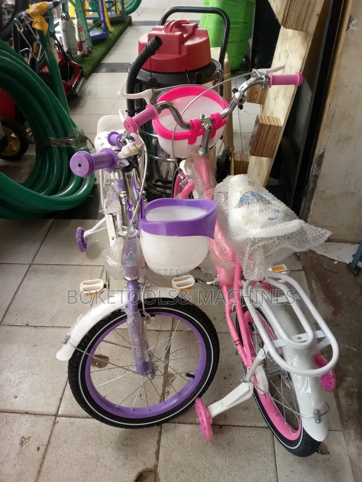 Purple Ladybird Size16 Bicycle