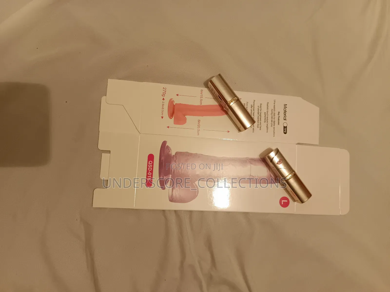 Large Size Purple and Pink Silicone Dildos