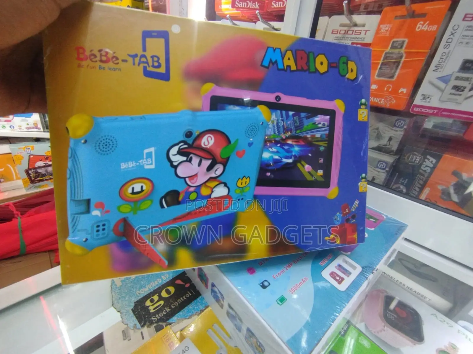 Bébé-Tab MARIO-6D - Vibrant Learning and Play Tablet