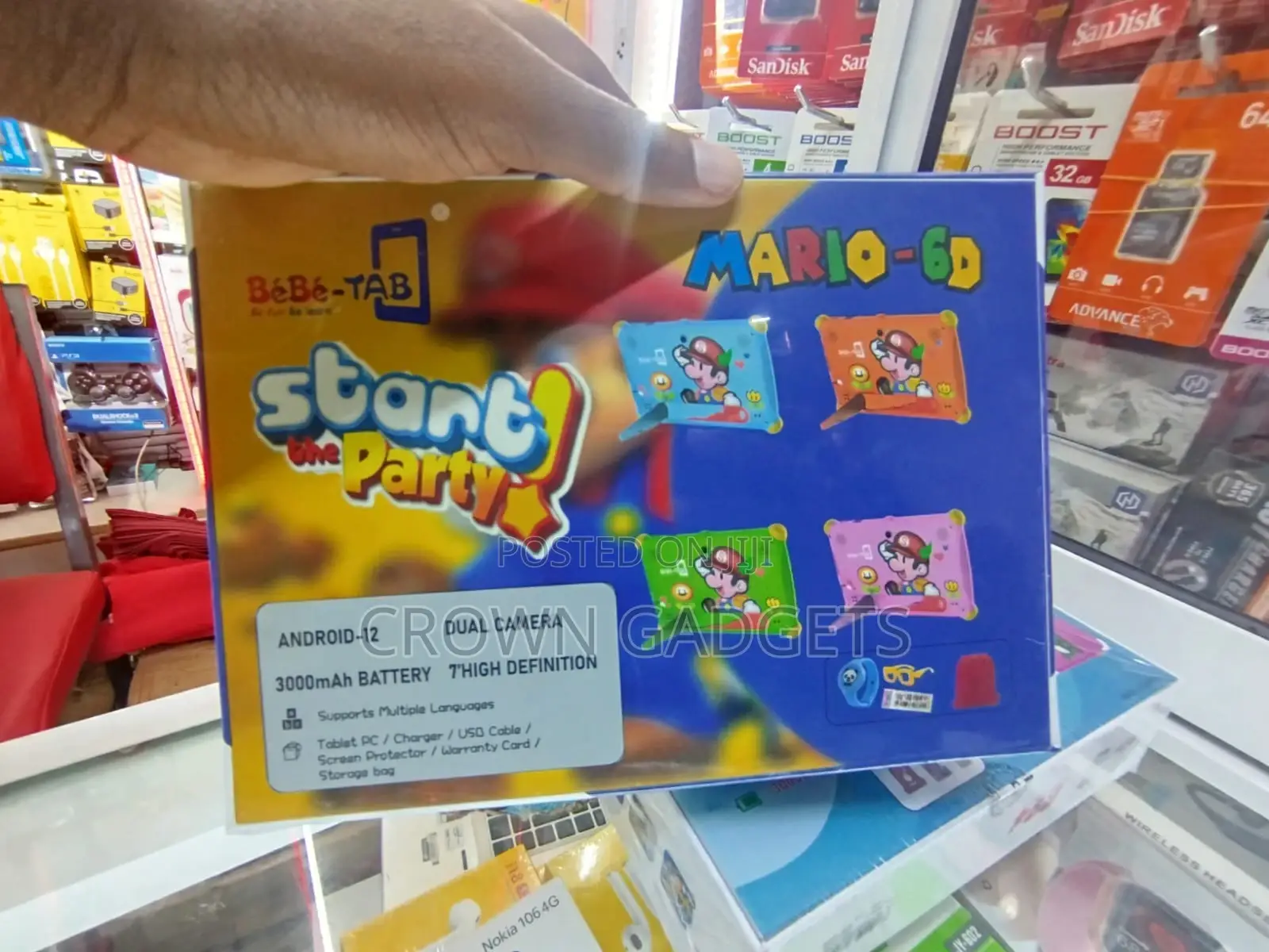 Bébé-Tab MARIO-6D - Engaging Kids’ Tablet