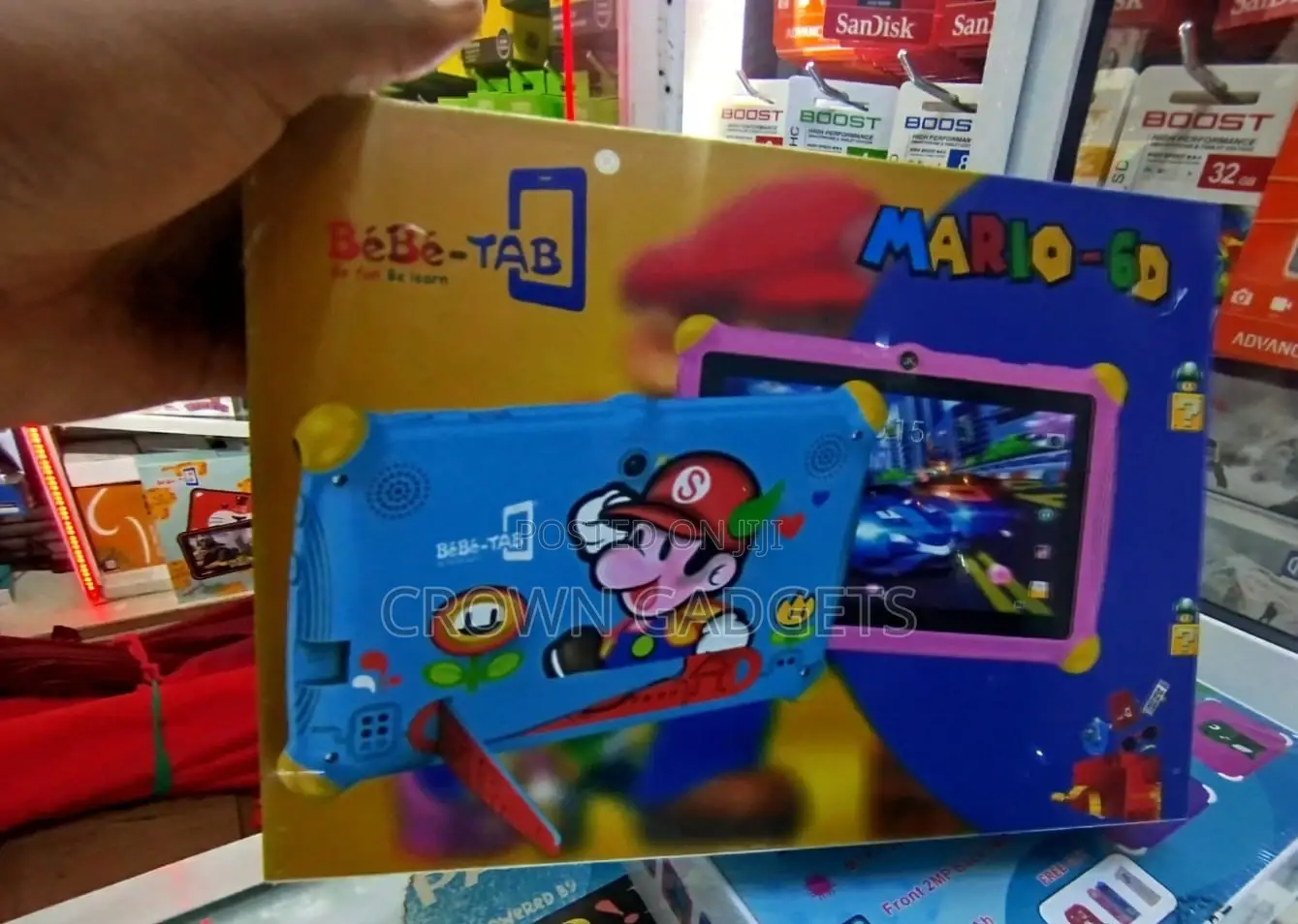 Bébé-Tab MARIO-6D - Dynamic Kids' Learning Tablet
