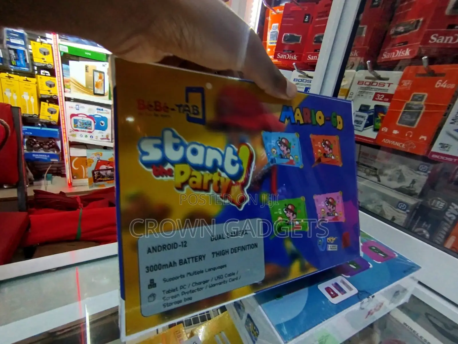 Bébé-Tab MARIO-6D - Versatile Kids' Entertainment Tablet