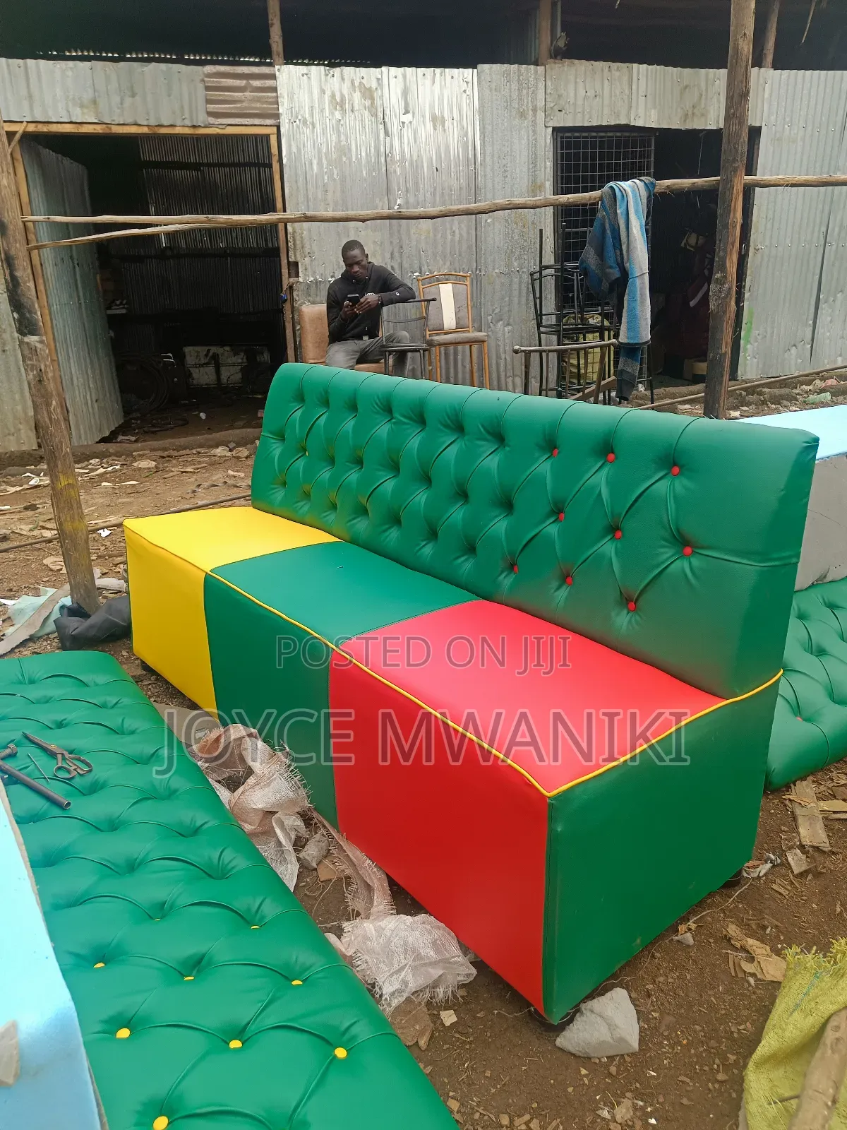Restaurant Couch or Waiting Bench, Different Colours 