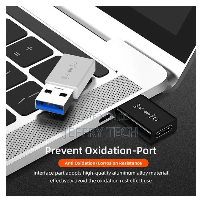 Usb 3.0 Male to Usb Type C Female Otg Data Adapter Converter