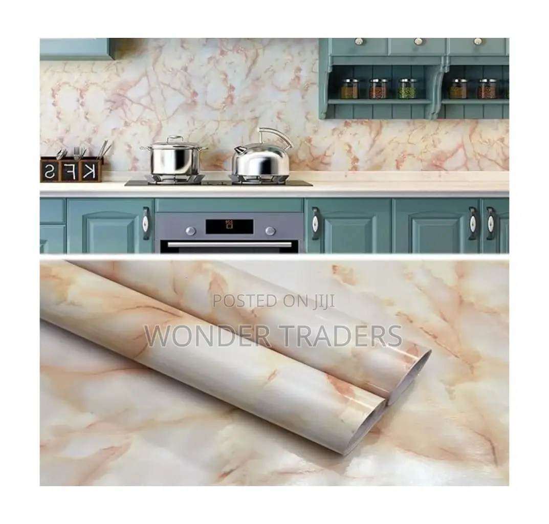 Self-Adhesive Marble Contact Paper 60cm Wide by 2 Cm Long