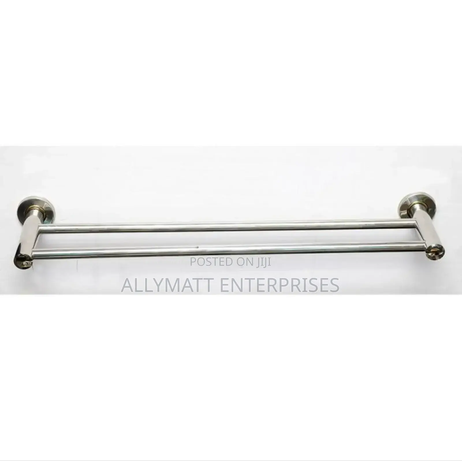 Silver Double Towel Rail