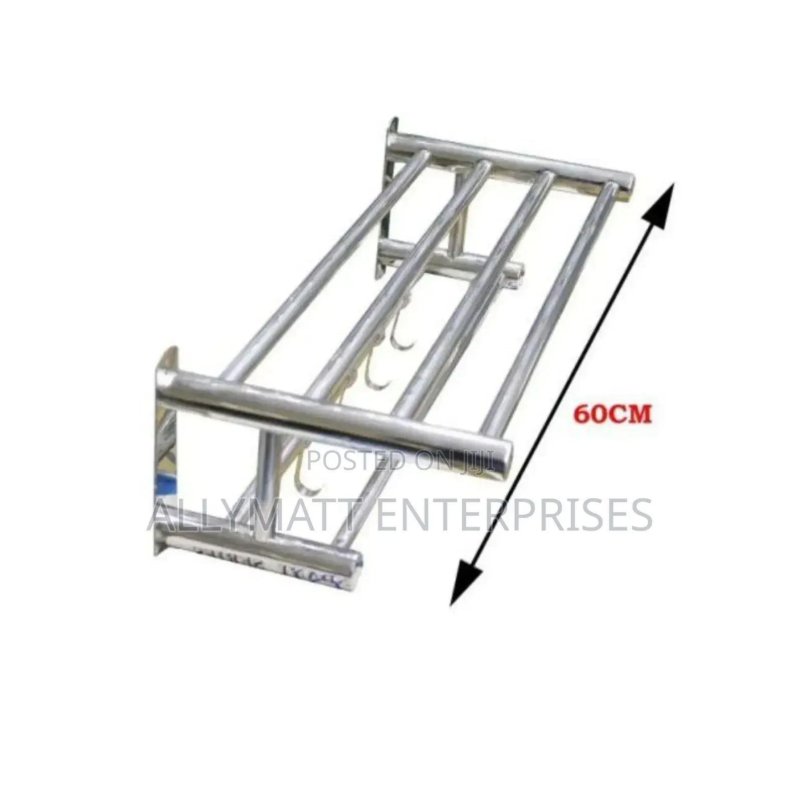 Silver Towel Rack