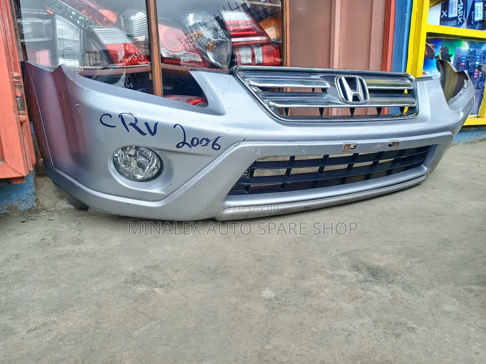 Rd7 Honda Front Bumper With Foglights,Bulbs And Sockets