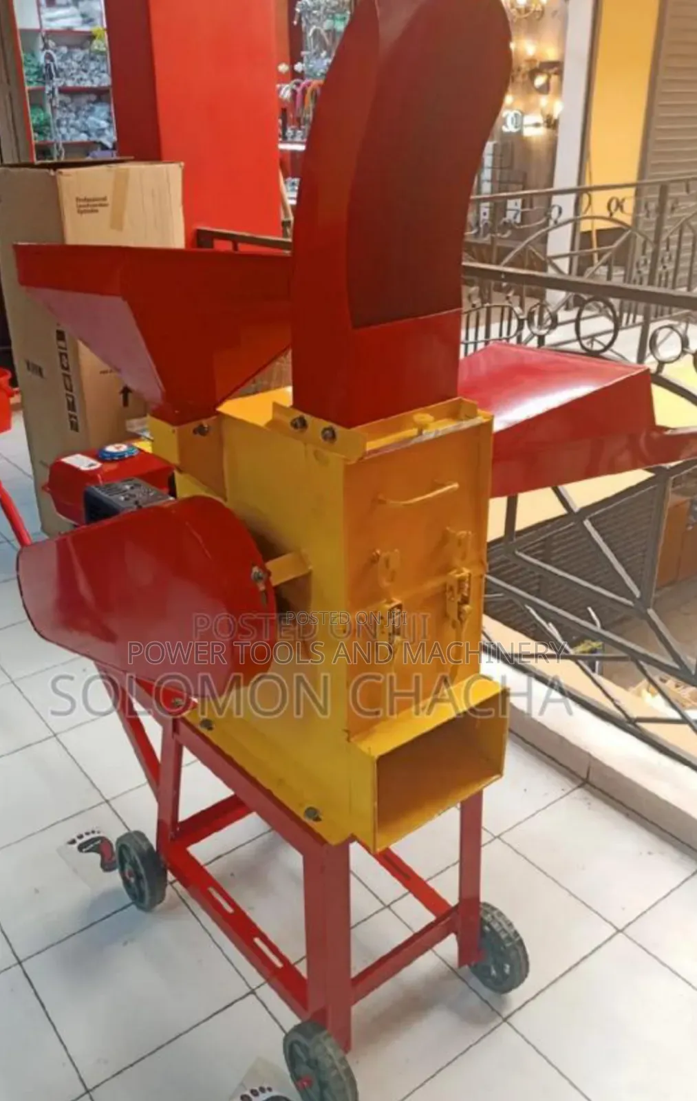Complete Chaff Cutter and Chopper With Petro Engine
