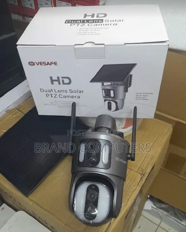 Solar Powered 4G Simcard CCTV PTZ 4mp Camera Outdoor