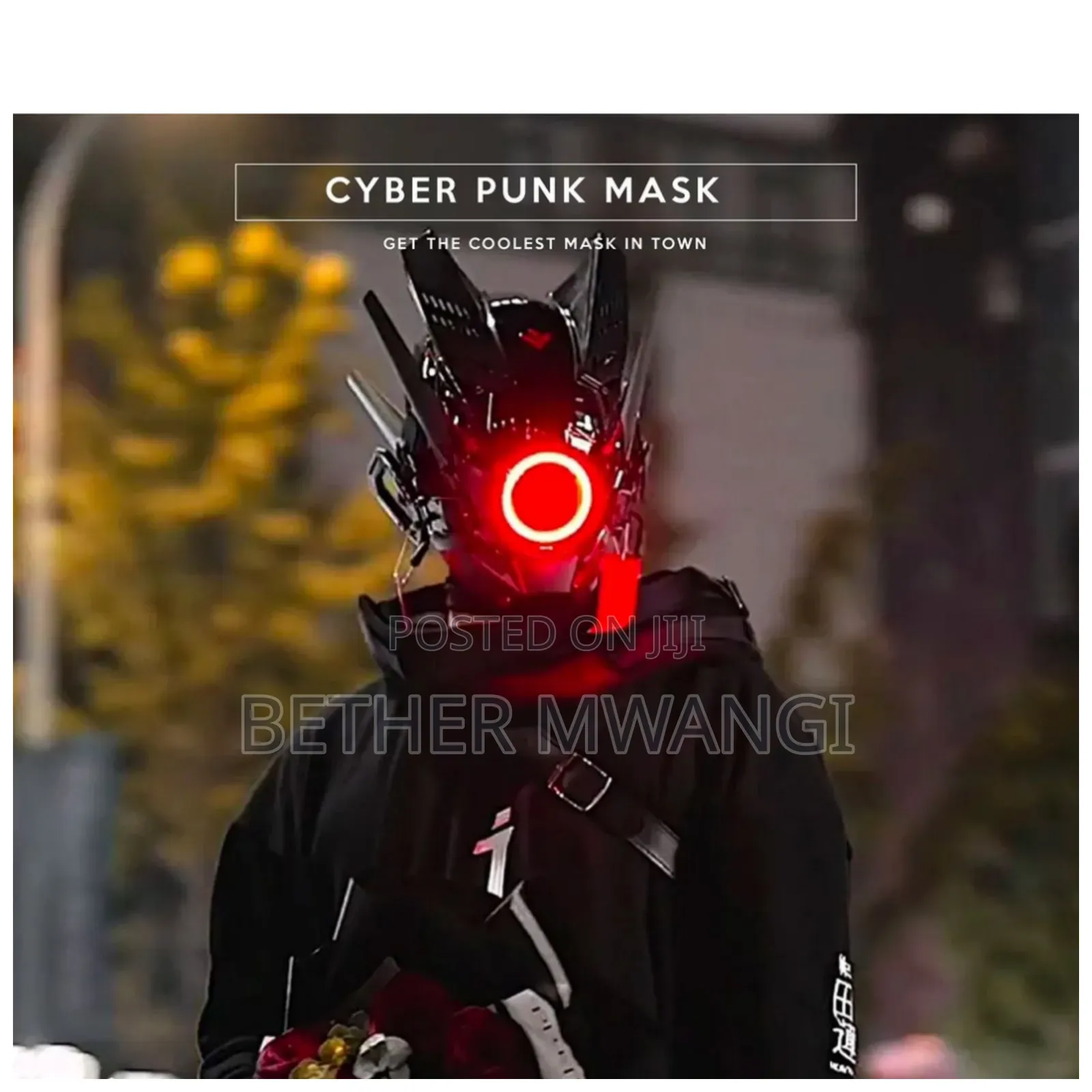 LIGUOGUO Futuristic Cyberpunk Mask Helmet in Kenya