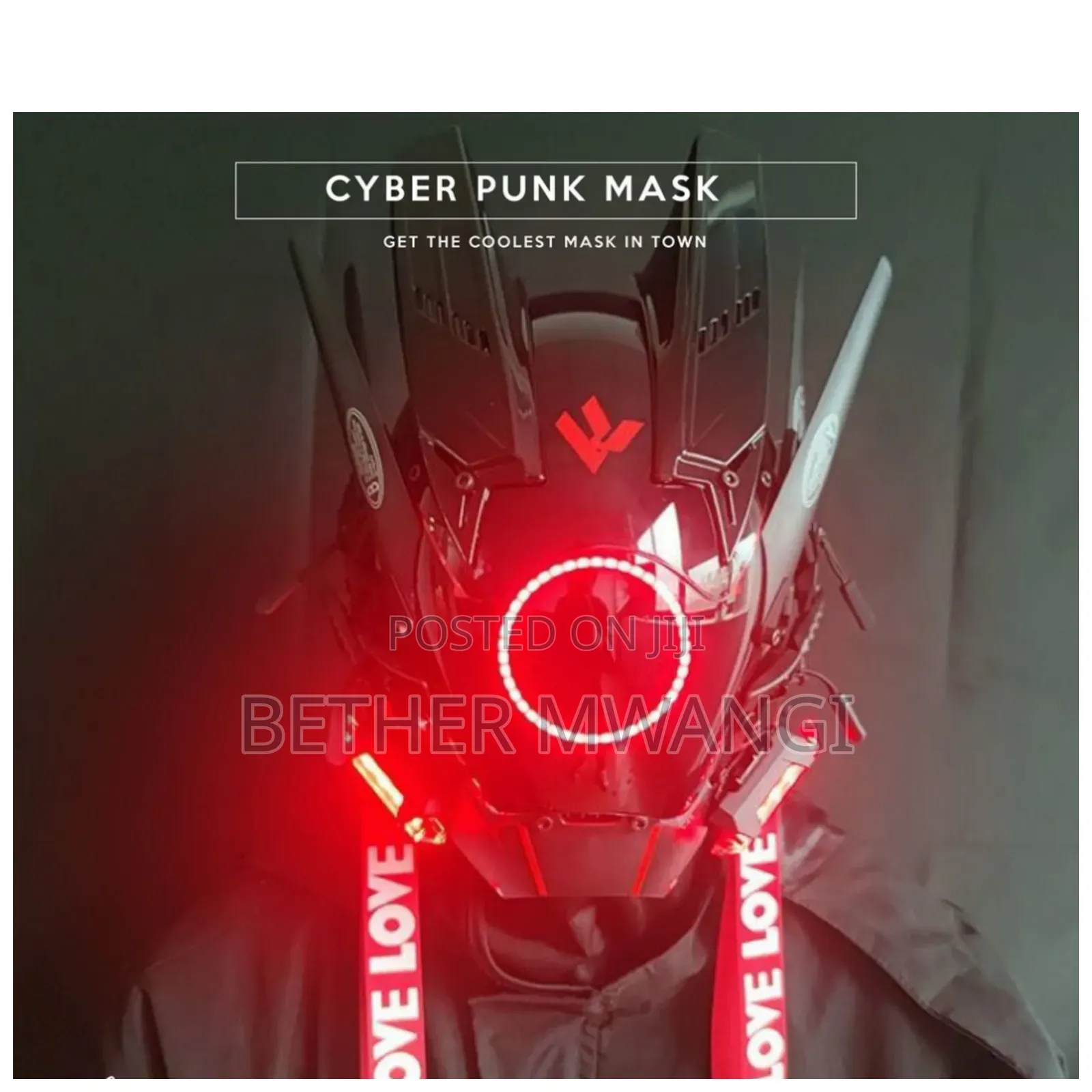LIGUOGUO Futuristic Cyberpunk Mask Helmet in Kenya