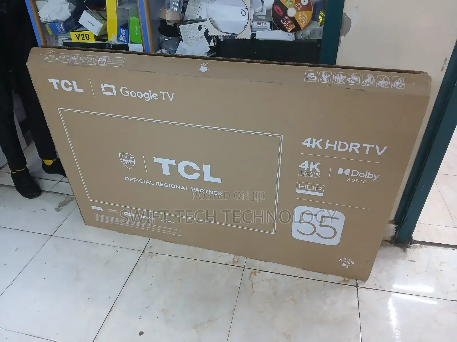 TCL 55inches 4khdr Tv P635 Google Television