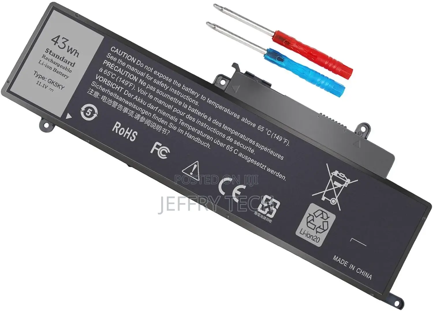 DMKAOLLK 43WH GK5KY Battery for Dell Inspiron 11 3000 Series