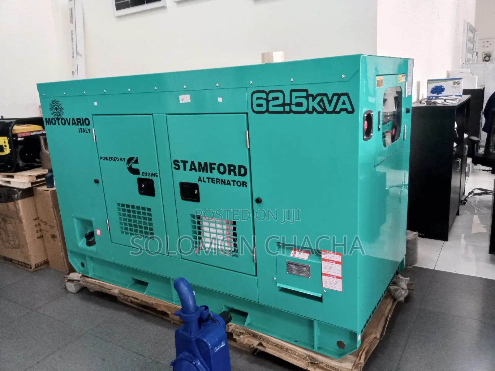 Stamford 62.5kva Motovario Italy Deisel Silent Generator