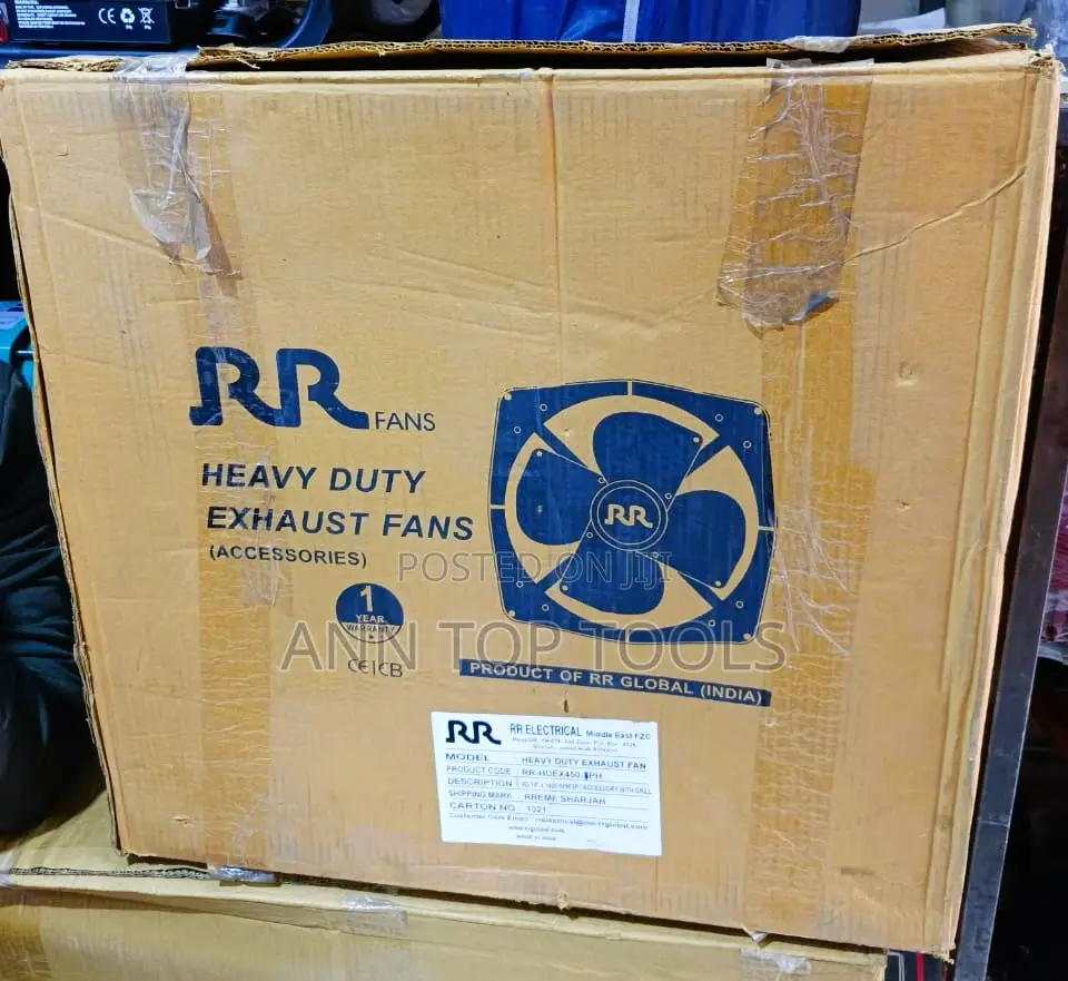 RR Exhaust Fan 18" Inch Heavy Duty