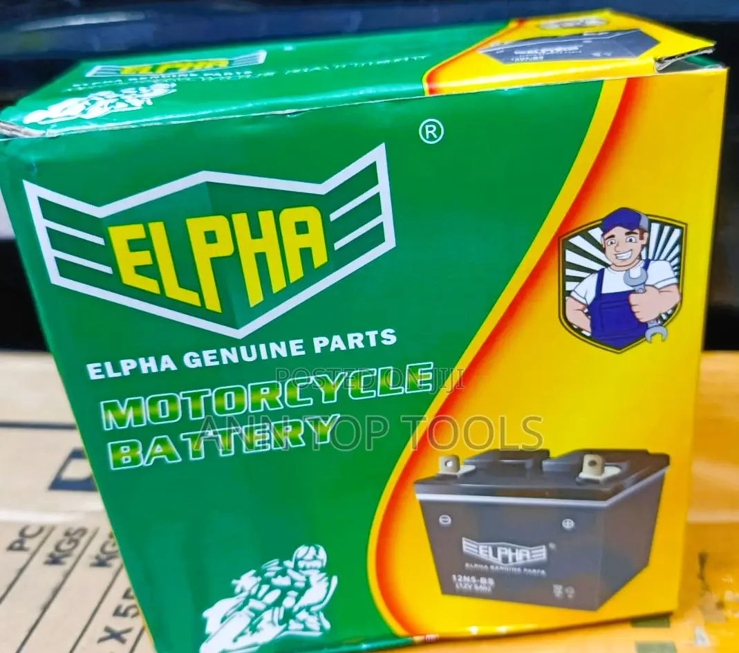 Elpha 5ah 12V Motorbike Battery