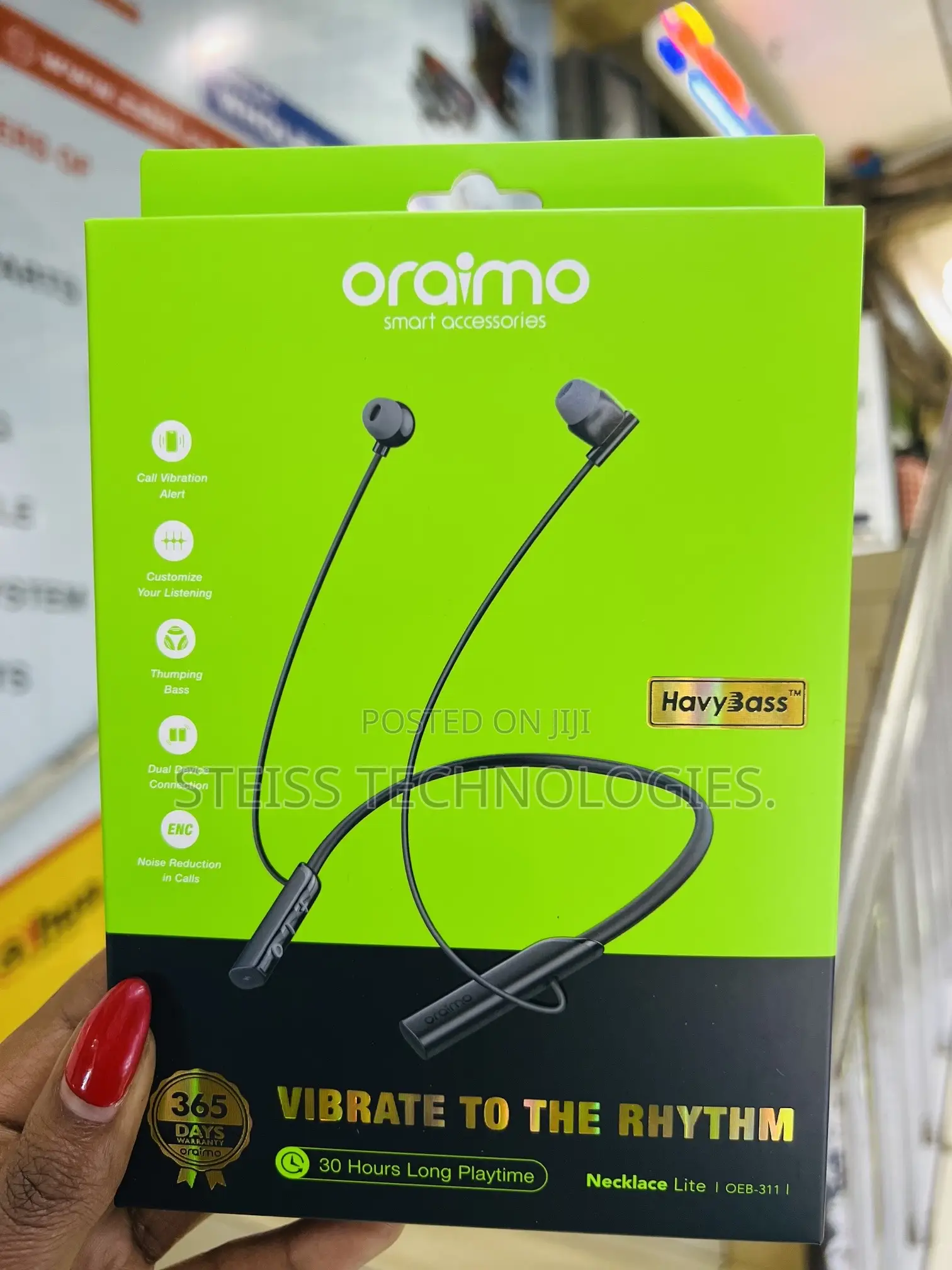 Oraimo Neckband With Vibration