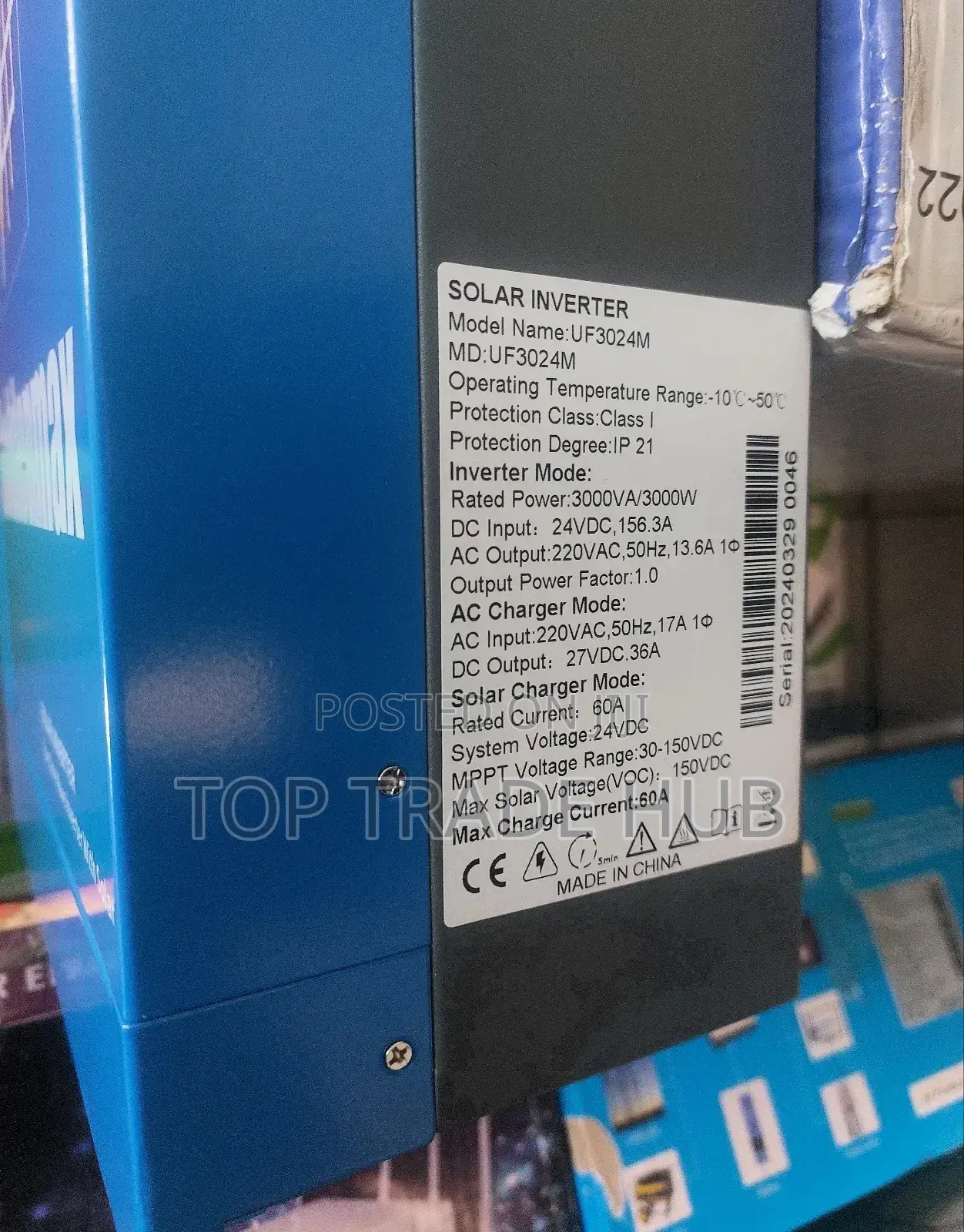 Goldenmax Puresine Hybrid Inverter 24V 3kva
