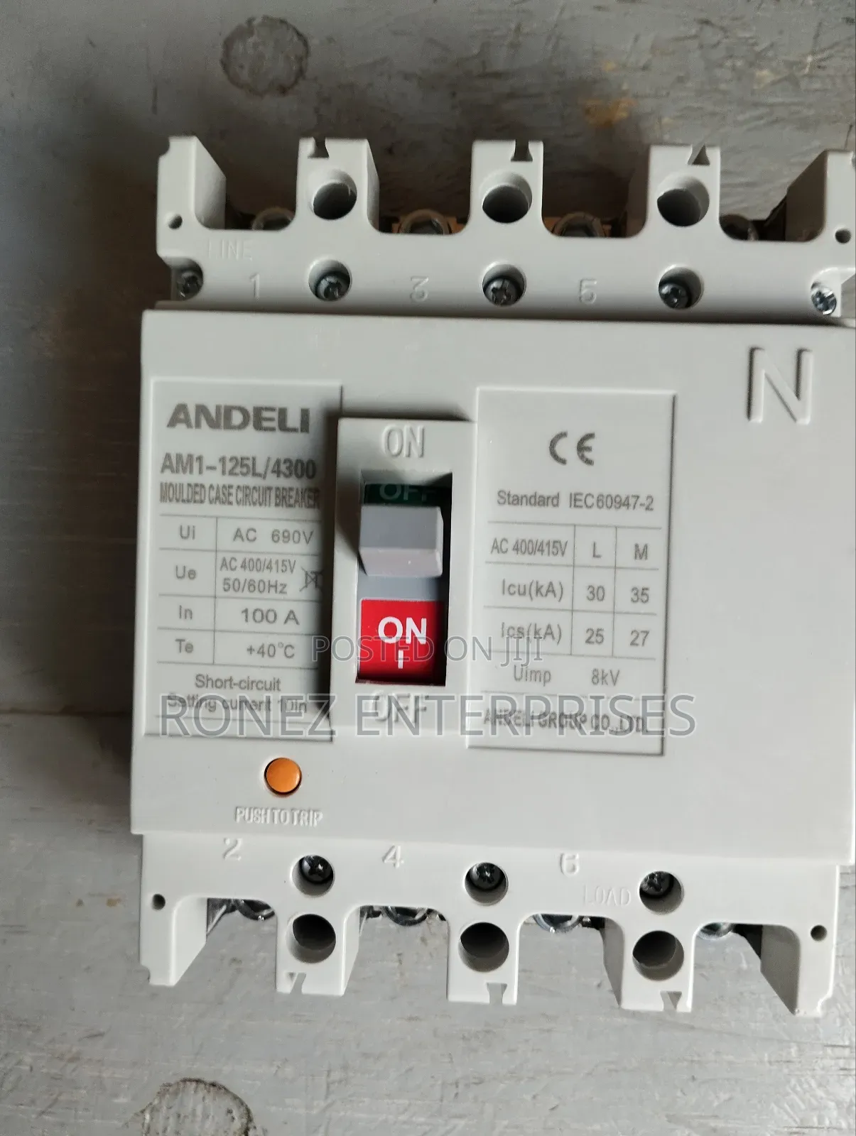 McCb 4 Pole 100amps