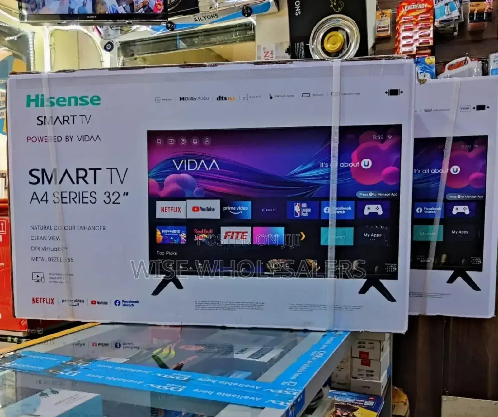 Hisense A4- 32" Inch Frameless Fhd Smart Tv Available