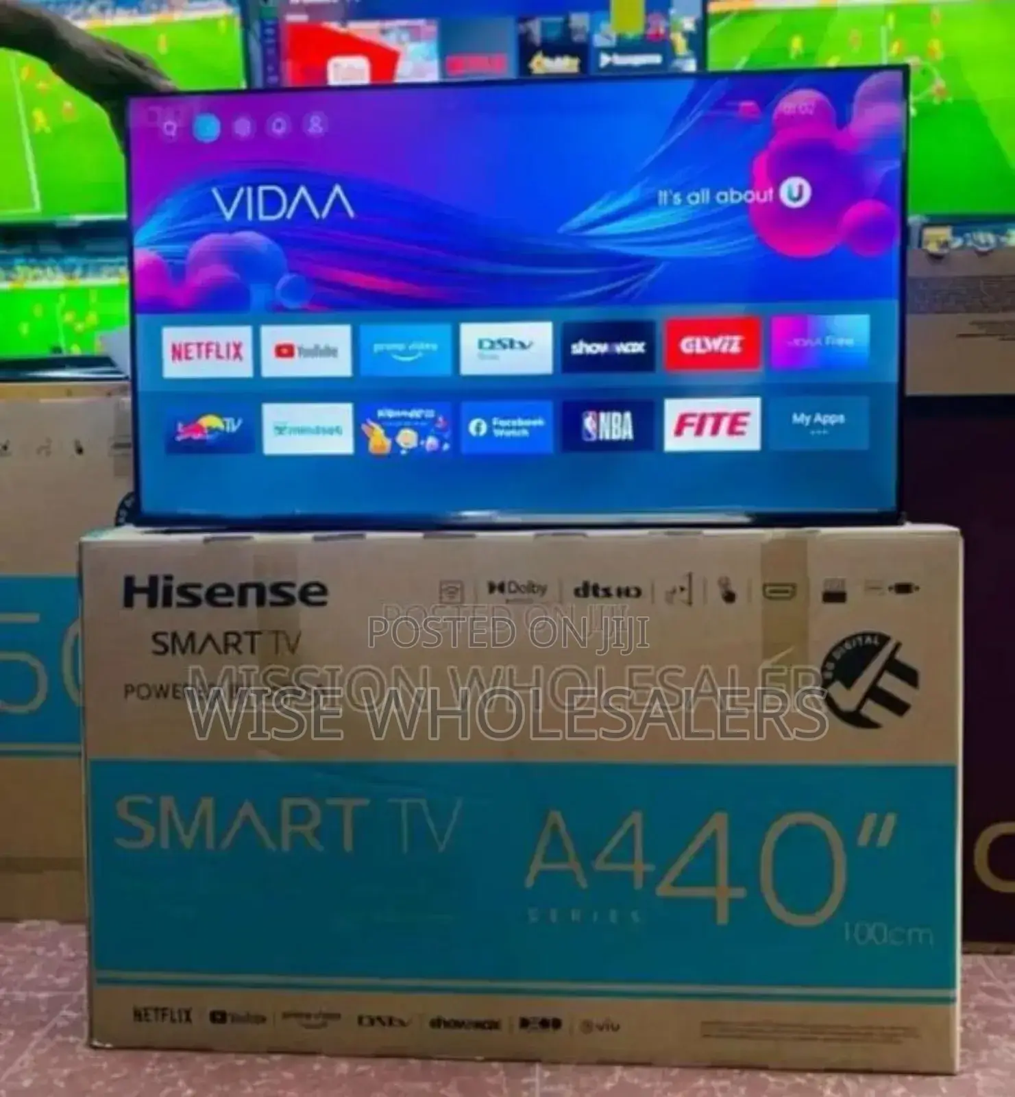 ✓ Hisense 40 Inches Smart Frameless ✓✓