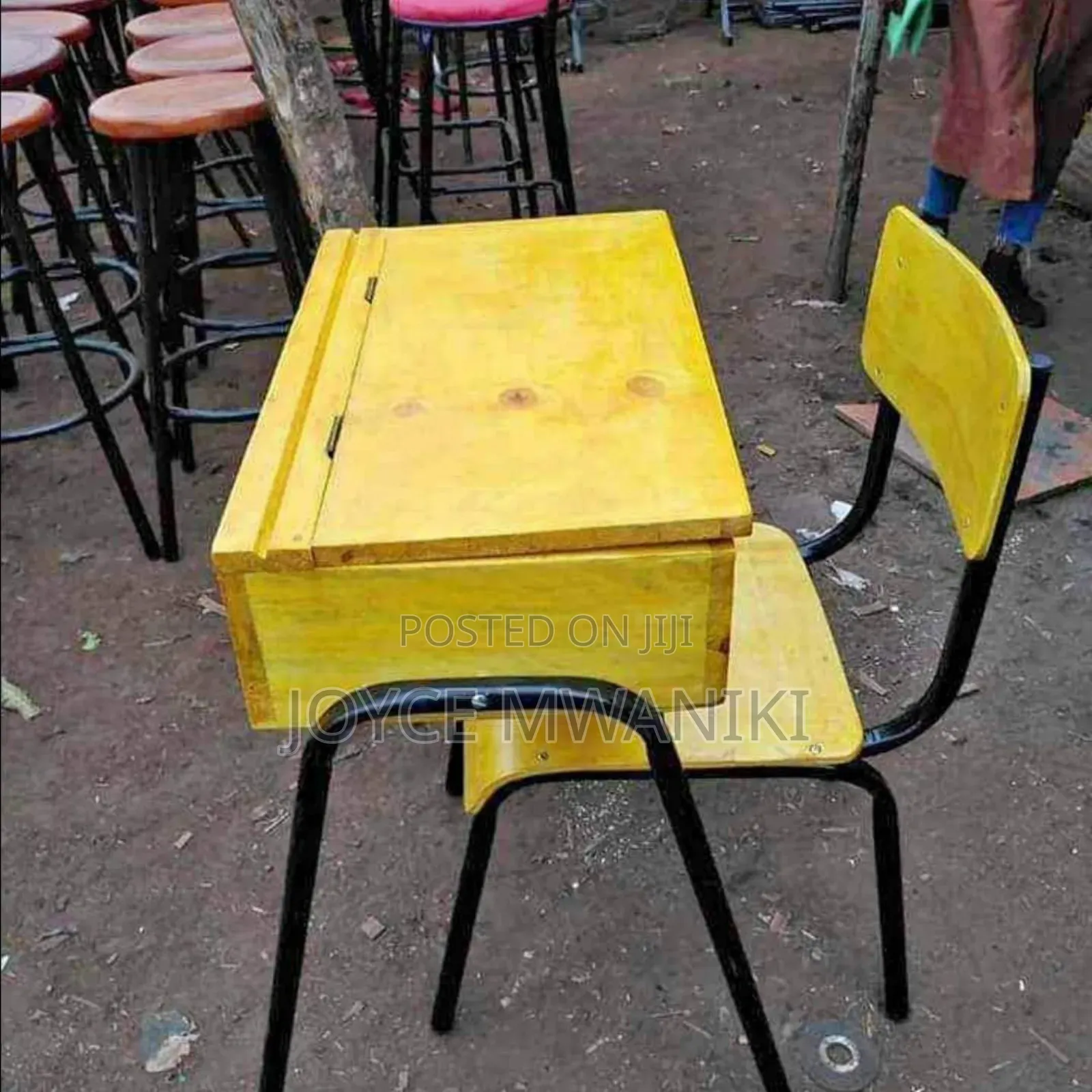 School Locker and Chair