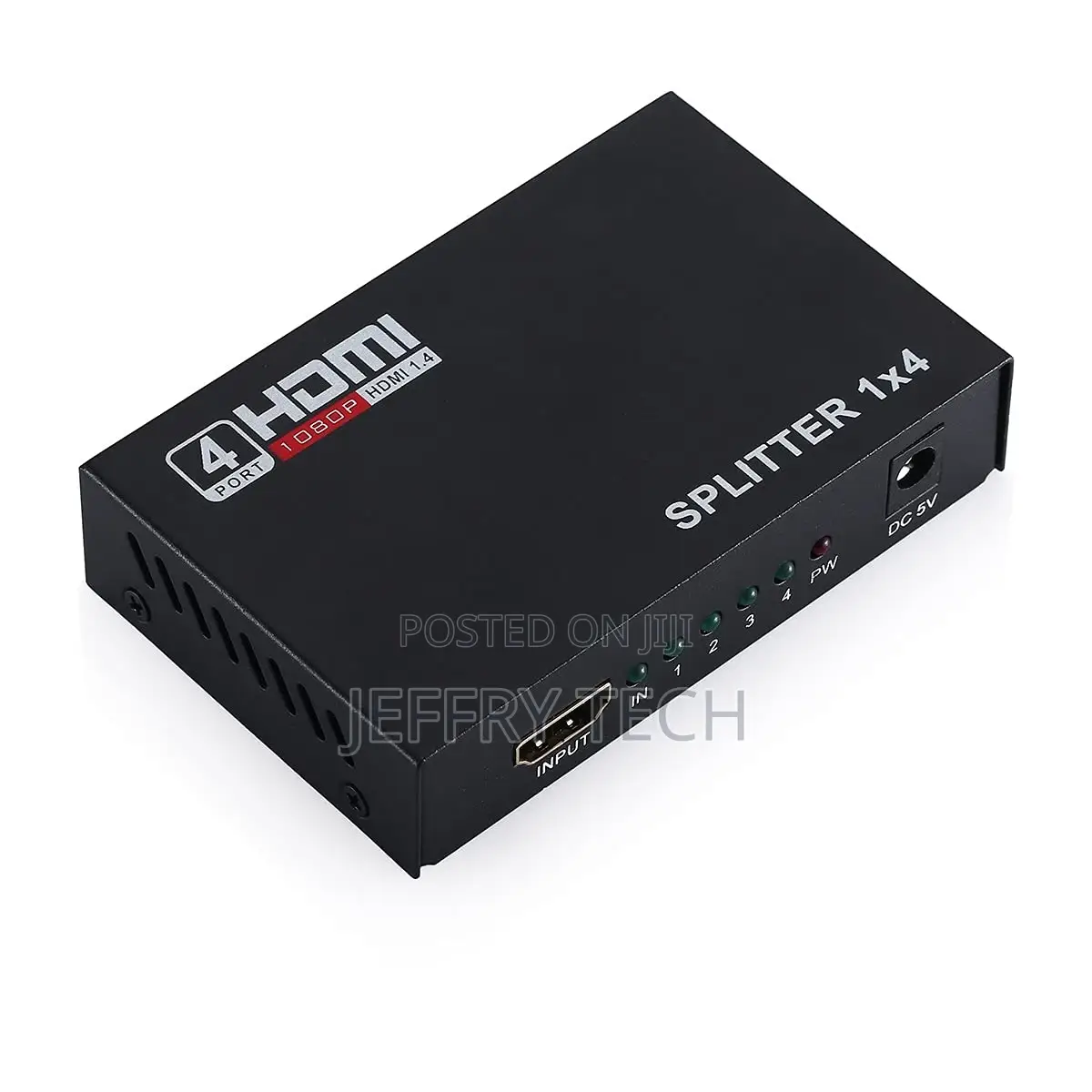 HDMI Splitter 1 in 4 Output, 1x4 Power Port Powered HDMI SPL