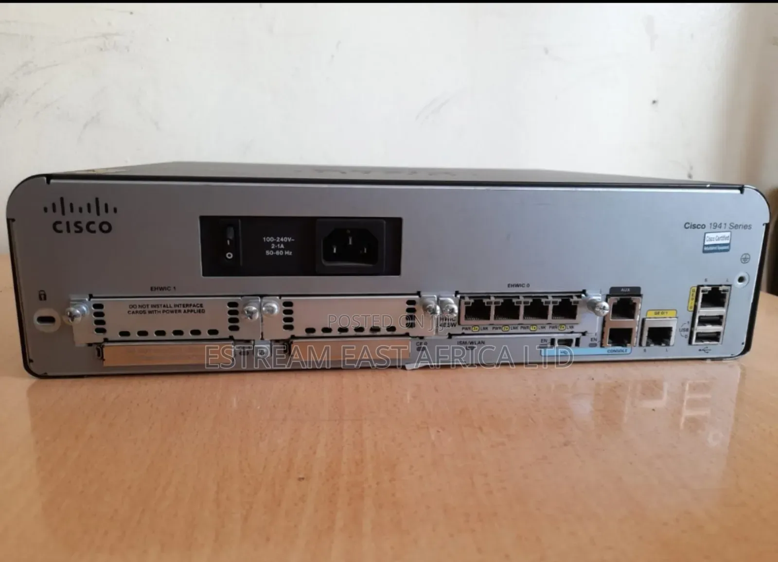 Used Cisco 1941/ Router. One Year Warranty.