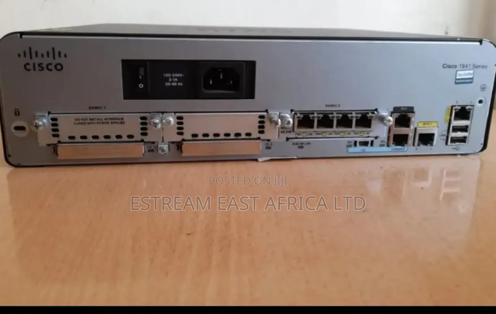 Used Cisco 1941/ Router. One Year Warranty.