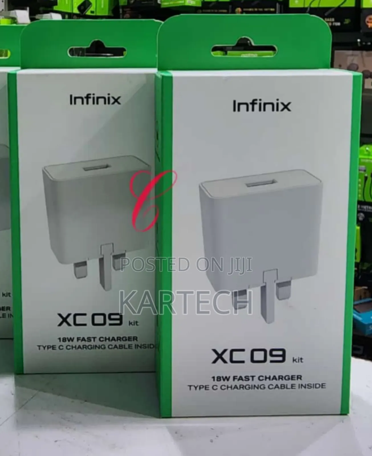 Infinix XC09 18W Type C Kit With 3A Type C Charging Cable