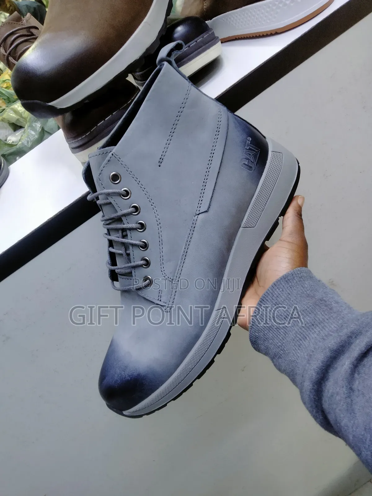 Caterpillar Grey Boots for Men