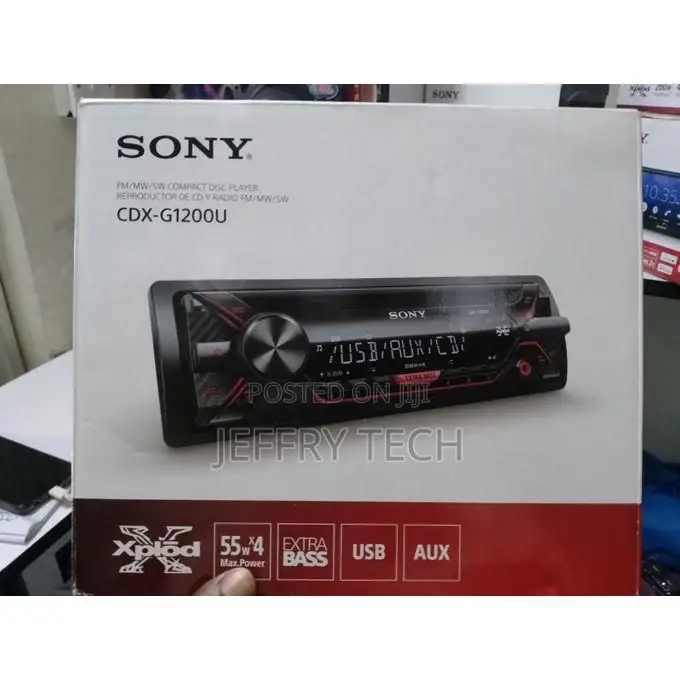 Sony Radio With CD Player , USB ,AUX Input CDX-G1200U