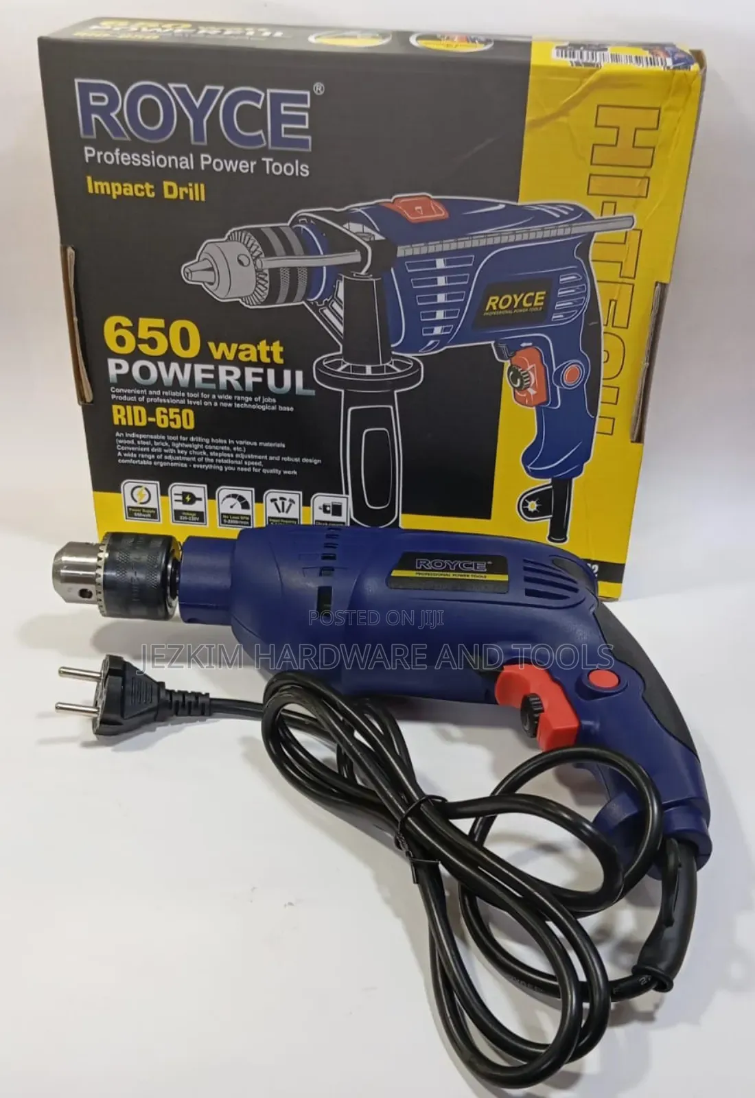 Electric Drill 650wtts