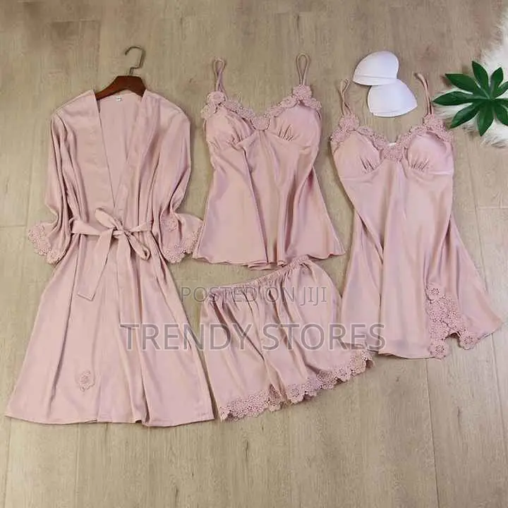Peach 5 in 1 Pyjamas Set