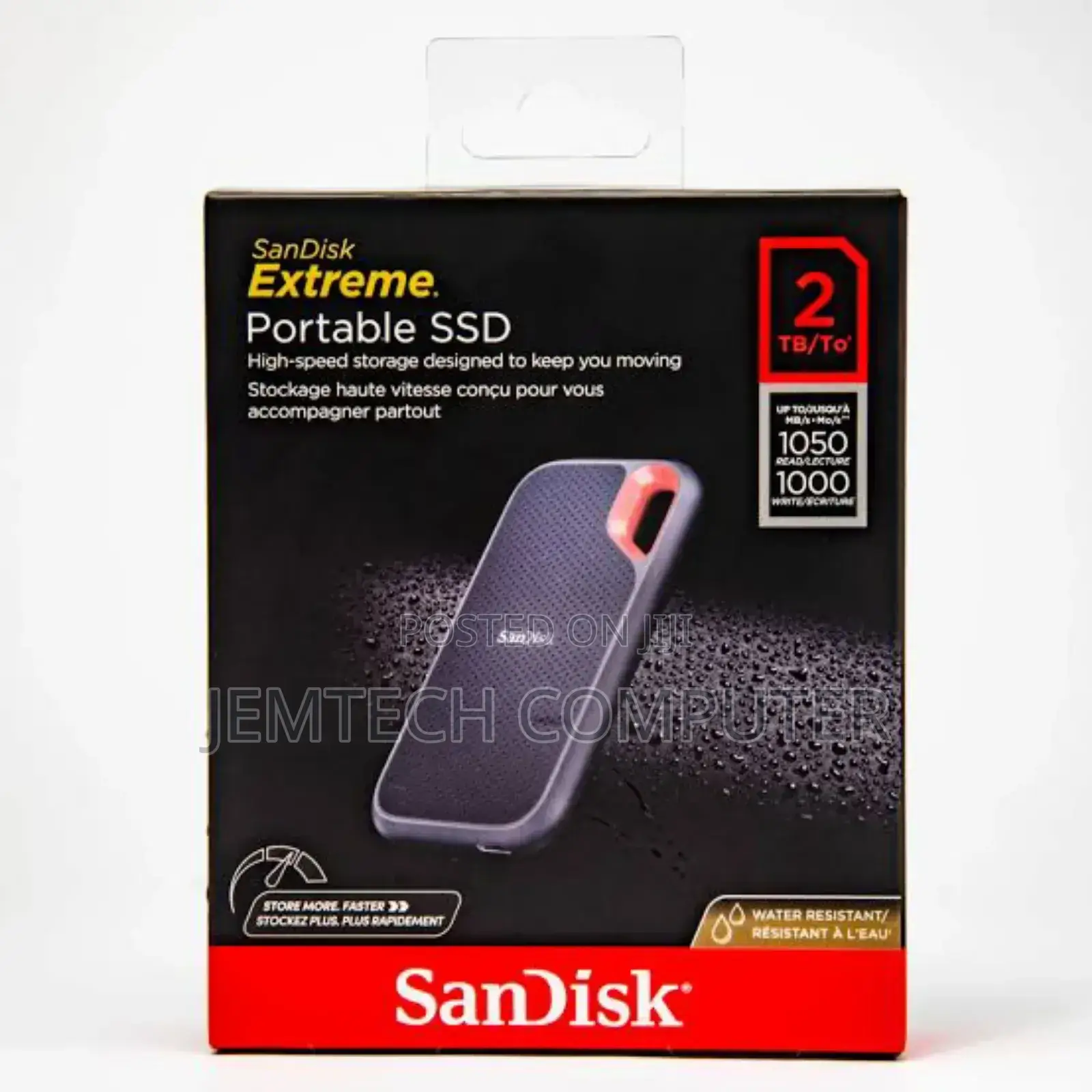 Sandisk E81, 2tb Extreme Portable External SSD V2